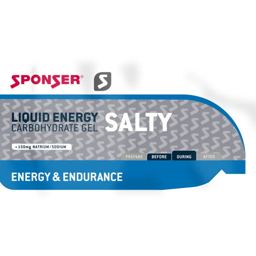 SPONSER Liquid Energy Salty - Koolhydraatgel - 35g