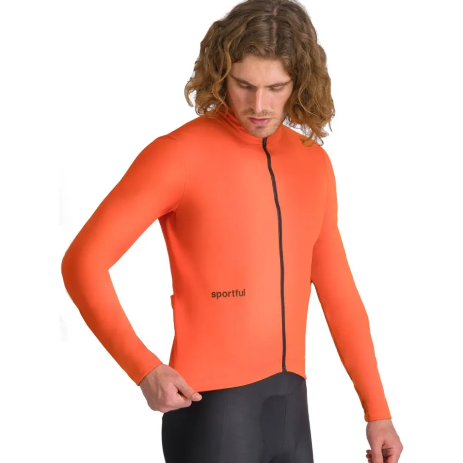 Racefietsjacks|Winterjassen < Sportful Claic Fietja Heren - 051 Fire Red