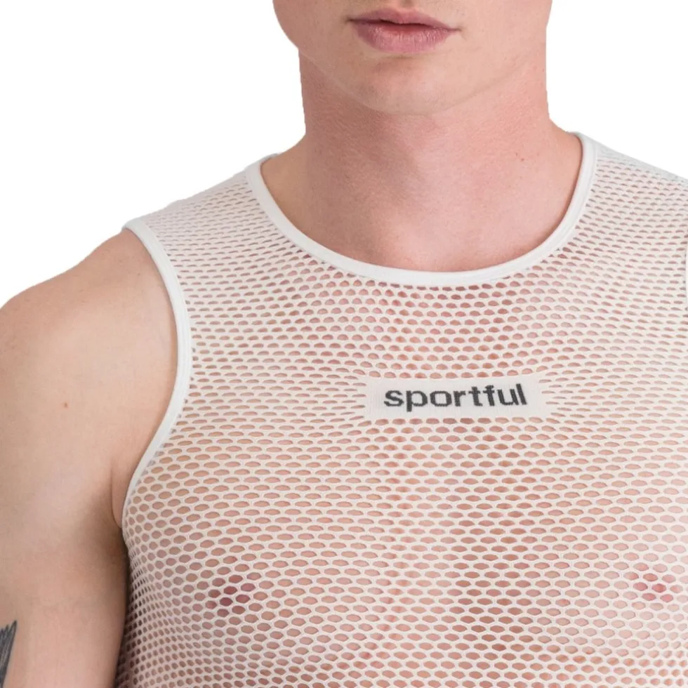 Sportful Light Mesh Hemd zonder mouwen voor heren - 101 White