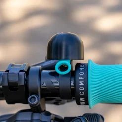 Spurcycle Compact Fietsbel - 22.2mm - zwart/teal
