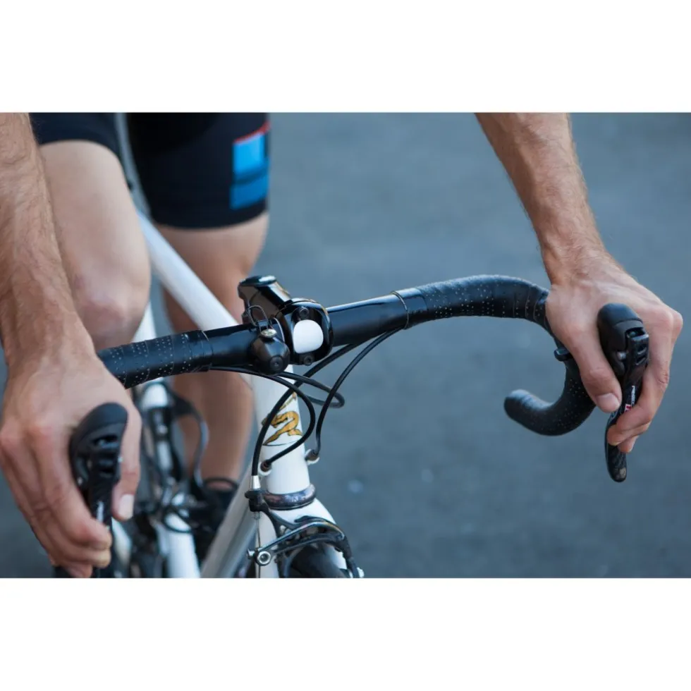 Spurcycle Original Fietsbel - zwart/goud