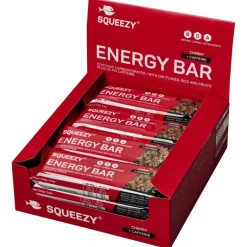 Squeezy Energy Bar Cherry - Koolhydraatreep + Cafeïne - 12x50g