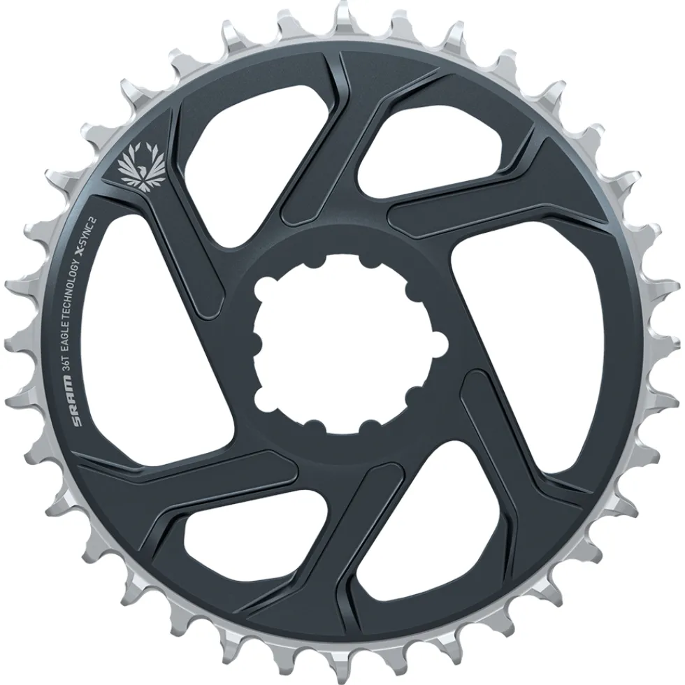 SRAM Eagle Kettingblad - Direct Mount | X-SYNC 2 | 11/12-voudig | C3 - Offset 3mm | Lunar/Polar Grey