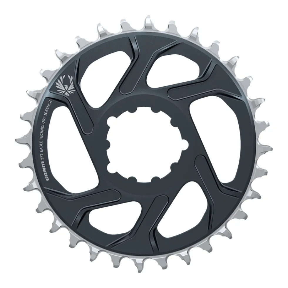 SRAM Eagle Kettingblad - Direct Mount | X-SYNC 2 | 11/12-voudig | C3 - Offset 3mm | Lunar/Polar Grey