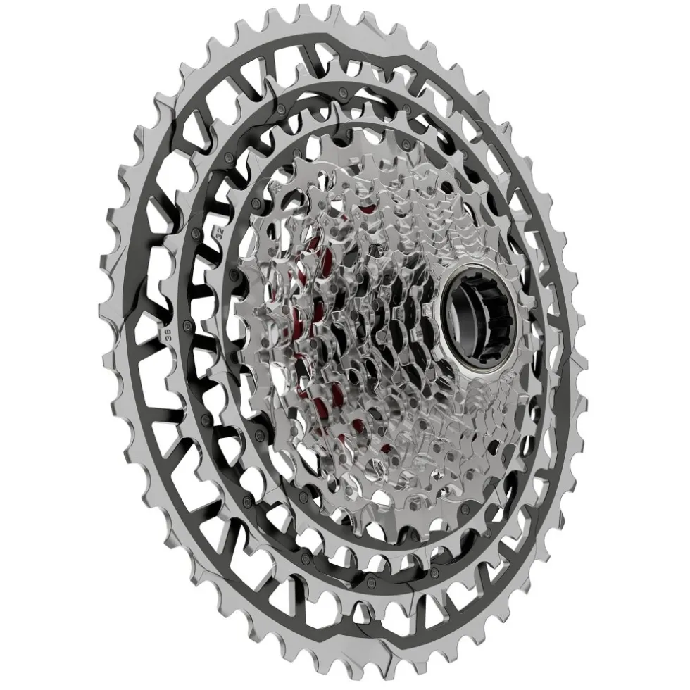 SRAM FORCE XPLR XG-1371 Cassette | XDR | 13-voudig | E1 - zilver