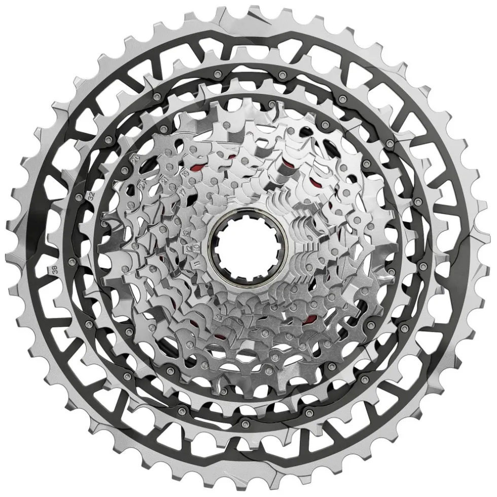 SRAM FORCE XPLR XG-1371 Cassette | XDR | 13-voudig | E1 - zilver