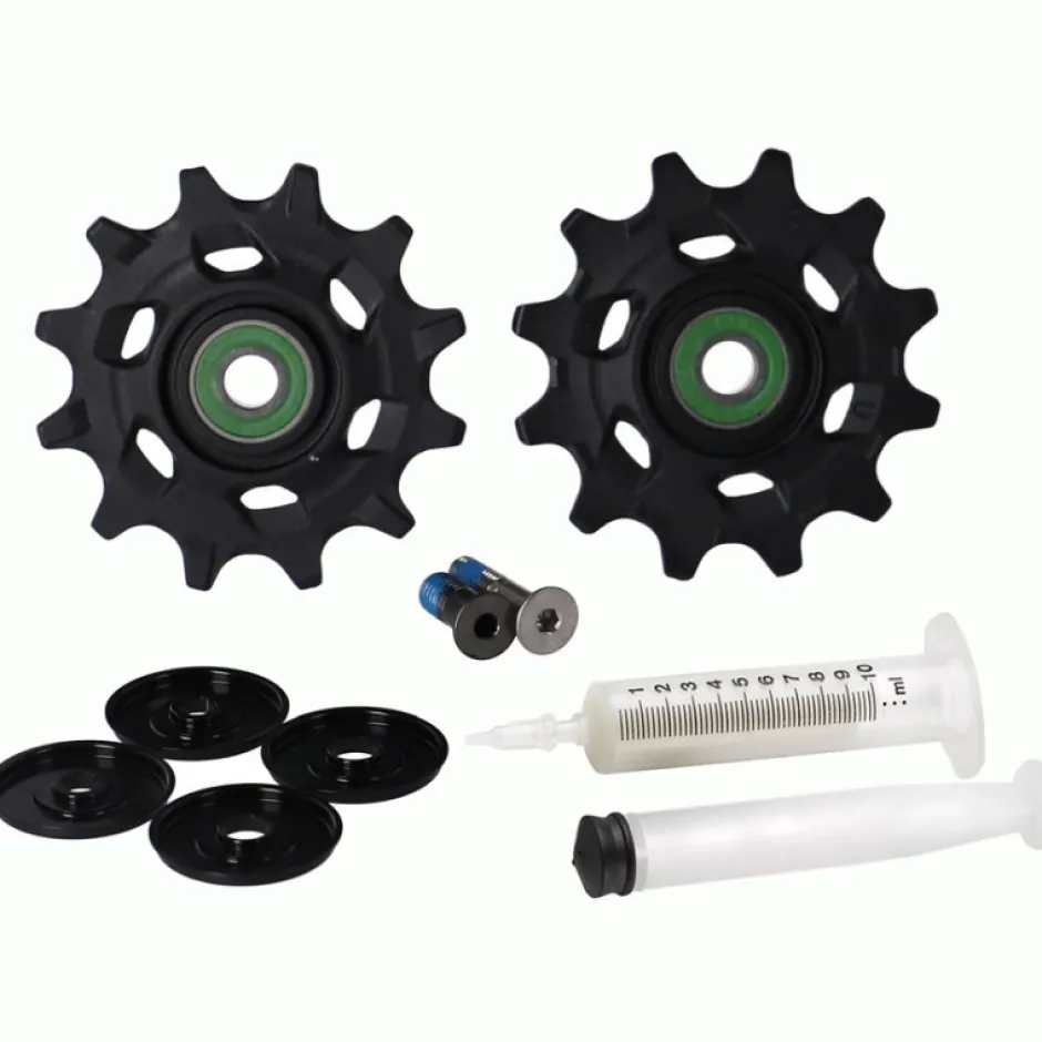 Derailleurs|Derailleur Accessoires < SRAM Pulley Kit Ceramic for Red, ETap, AXS Rear Derailleur - 12 Speed - black