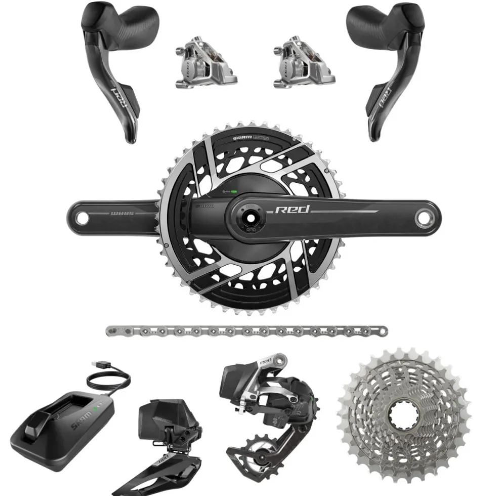SRAM RED AXS 2x12 Groep - Powermeter 48/35 Tanden