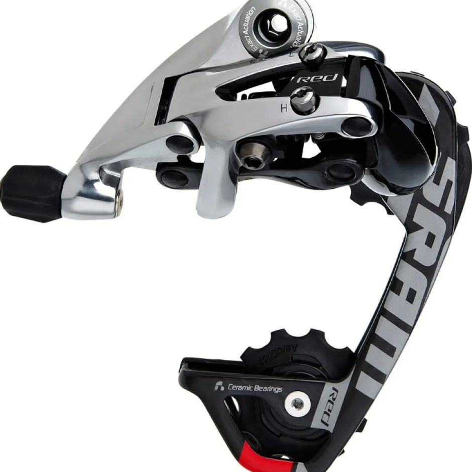 Derailleurs < SRAM RED WiFLi achterderailleur 2x10 - middellang - black/silver
