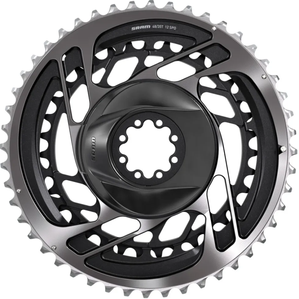 SRAM RED X-Range Kettingblad Set - Direct Mount - 12-Voudig - 48/35 Tanden - Polar Grey