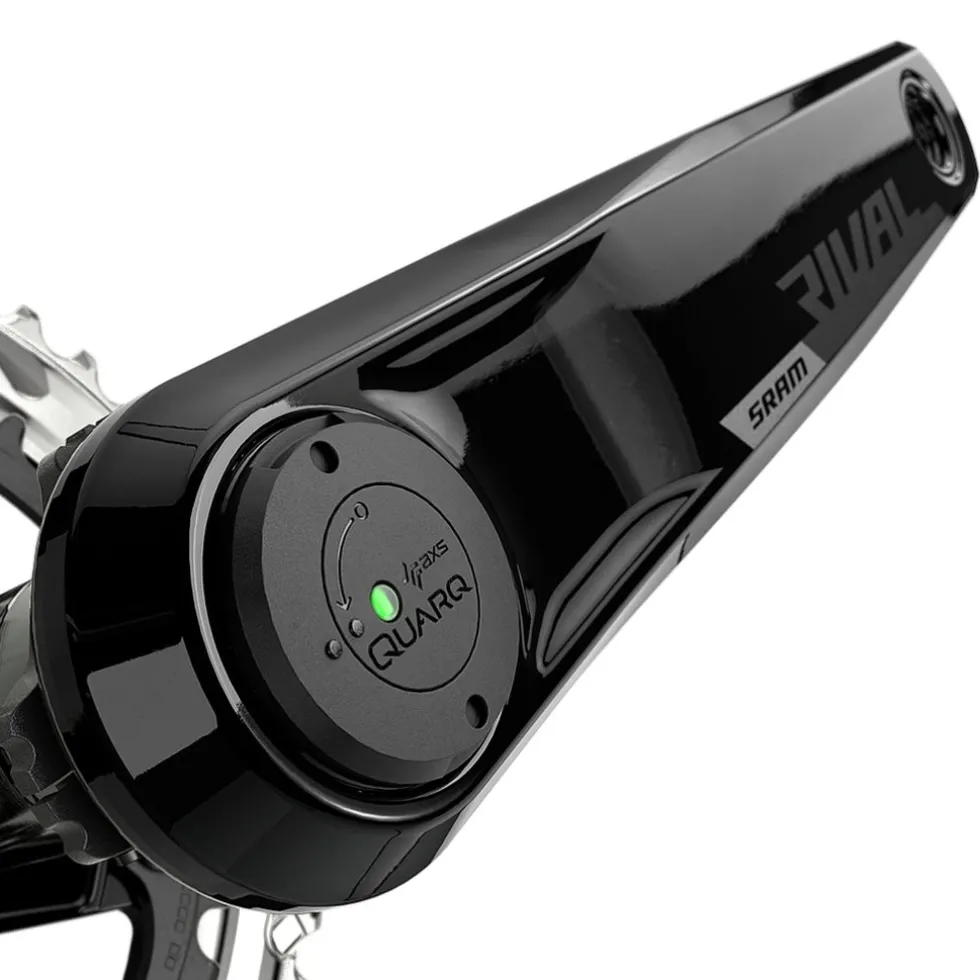 SRAM Rival AXS Powermeter Crank D1 | DUB | 2x12-Voudig | 46/33 Tanden - zwart