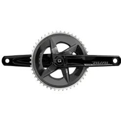 SRAM Rival AXS Powermeter Crank D1 | DUB | 2x12-Voudig | 46/33 Tanden - zwart