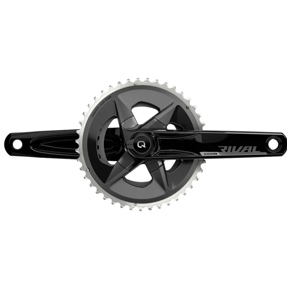 SRAM Rival AXS Wide Powermeter Crank D1 - DUB - 2x12-speed - 43/30 Teeth - black