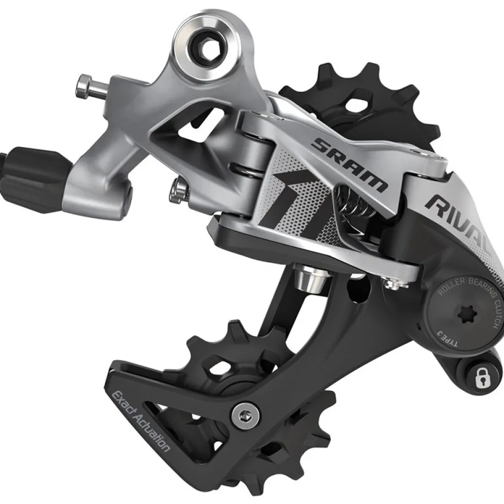 SRAM Rival 1 Type 3 X-HORIZON EXACT-ACTUATION Rear Derailleur 11-speed - medium - black/silver