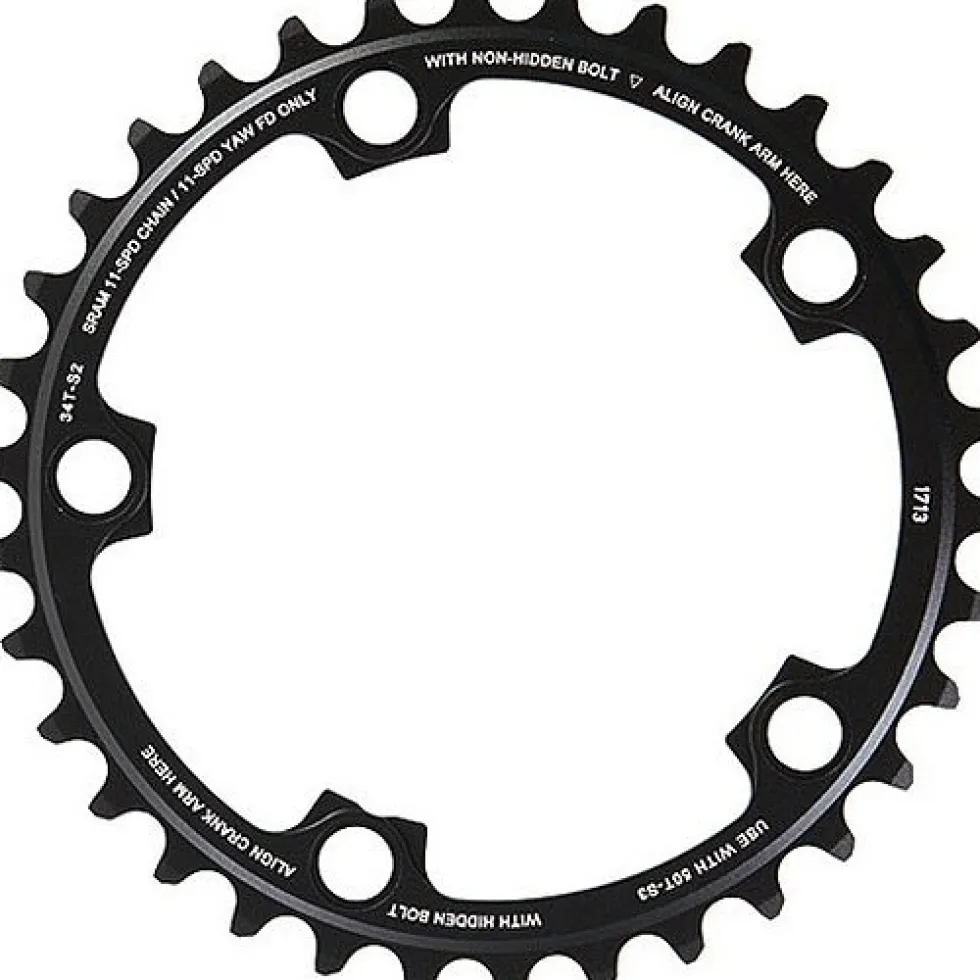 SRAM X-Glide R Chainring Yaw 110mm 11-speed - 34 + 36 Teeth