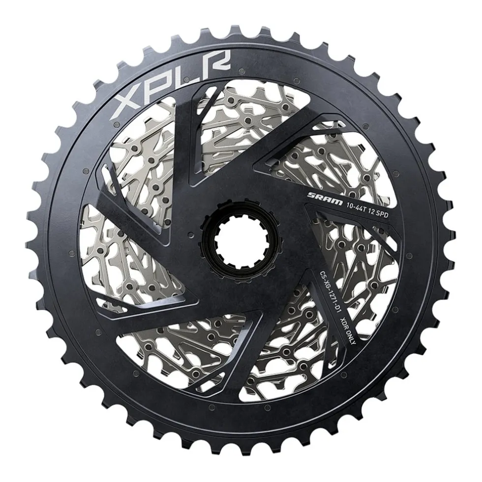 SRAM XPLR XG-1271 Cassette - 12-voudig | 10-44 Tanden - zilver