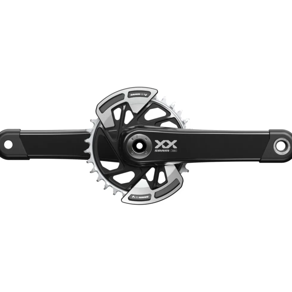 SRAM XX Eagle Crankset - Carbon | T-Type compatibel | Wide | 1x12-voudig | D1 - zwart