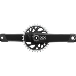 SRAM XX Eagle Crankset - Carbon | T-Type compatibel | Wide | 1x12-voudig | D1 - zwart