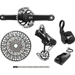 Groepsets < SRAM XX Eagle Transmission Schakelgroep - AXS | T-Type | D1 - met Powermeter Crankset