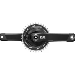 SRAM XX SL Eagle Powermeter Crankset - Carbon | AXS | T-Type | 1x12-voudig | D1 - Thread Mount | 34 Tanden | DUB Wide