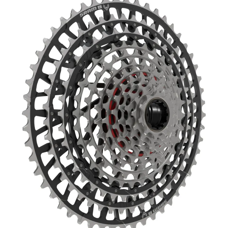 Groepsets < SRAM XX SL Eagle Transmission Schakelgroep - AXS | T-Type | D1 - met Powermeter Crankset - zwart
