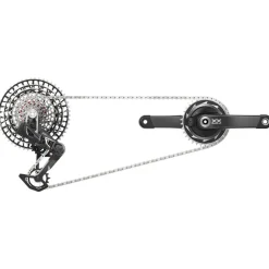 Groepsets < SRAM XX SL Eagle Transmission Schakelgroep - AXS | T-Type | D1 - met Powermeter Crankset - zwart