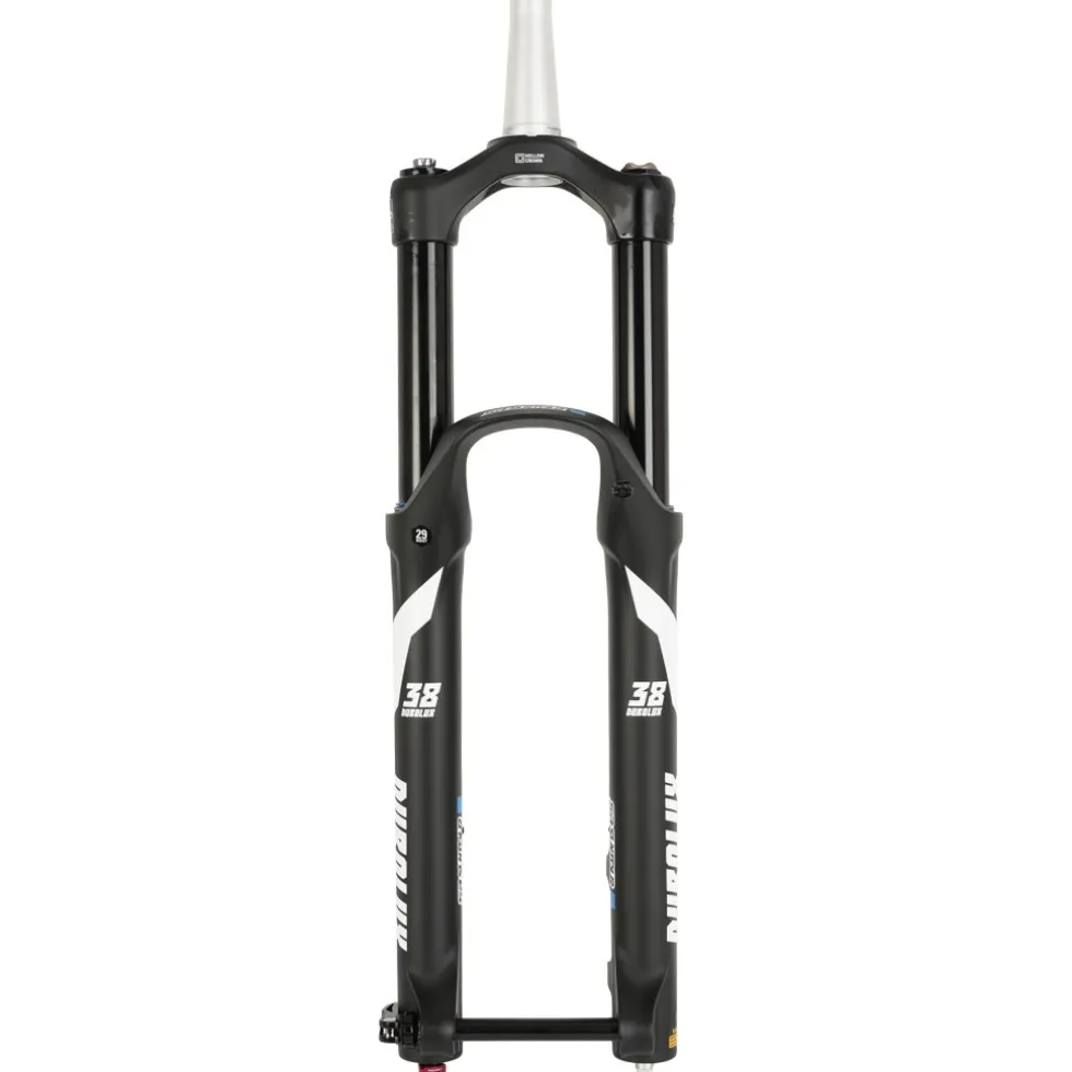 SR Suntour SF21 DUROLUX38 EQ R2C2 Voorvork - 29" | 180mm | Tapered | 15x110mm Boost QR - zwart mat