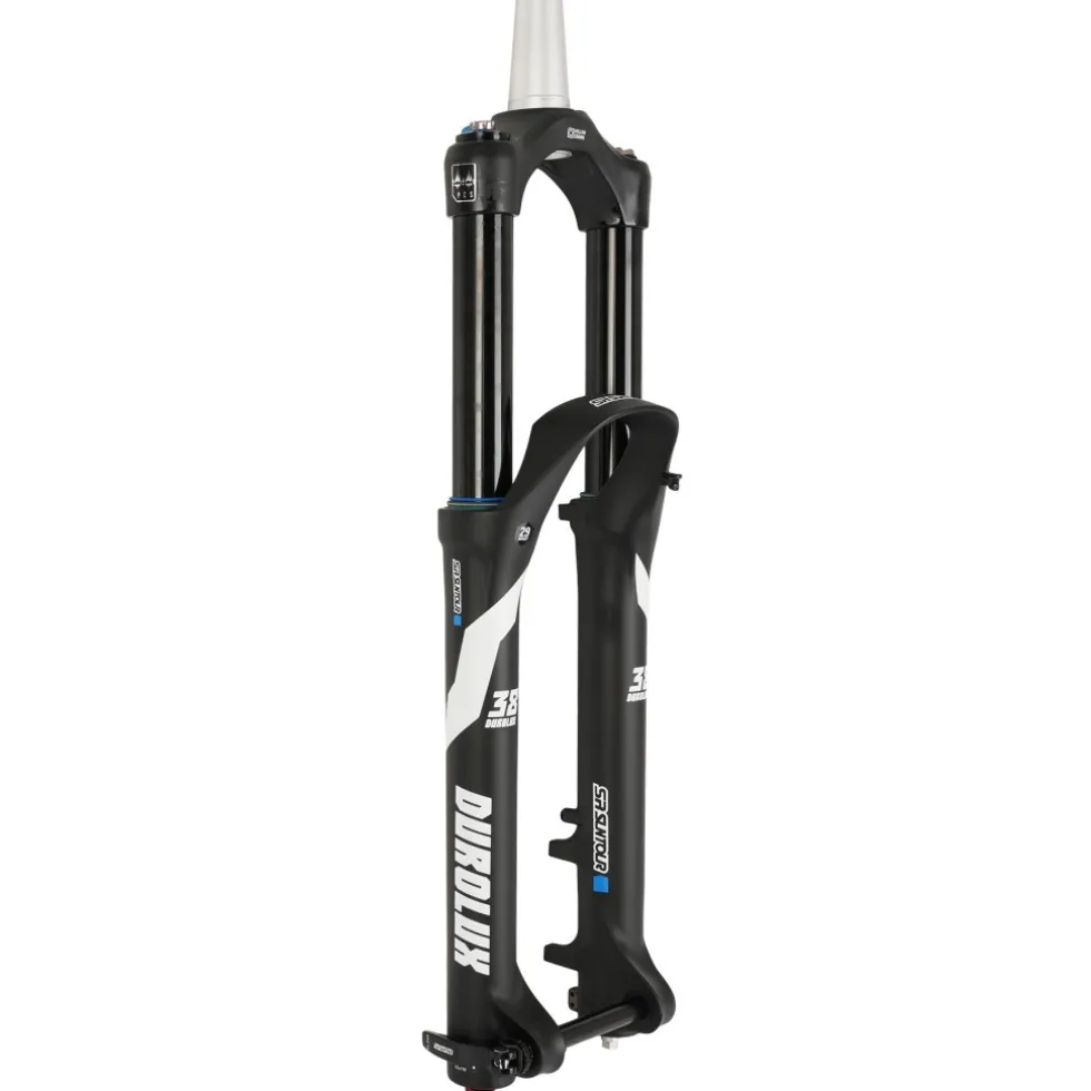 SR Suntour SF21 DUROLUX38 EQ R2C2 Voorvork - 29" | 180mm | Tapered | 15x110mm Boost QR - zwart mat