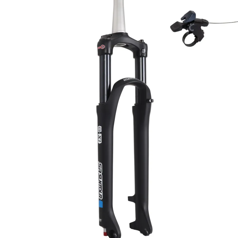 SR Suntour SF22 X1 Coil RLR Voorvork - 29" | 120mm | Tapered | QR - zwart mat