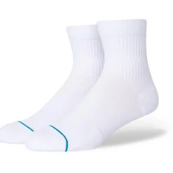 Stance Icon Quarter Sokken Unisex - Set van 3 - wit