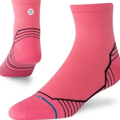 Stance Variegated Ultra Quarter Sokken Dames - roze