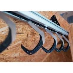 Muurbeugels < Stashed SpaceRail Bike Hook Haak - zwart