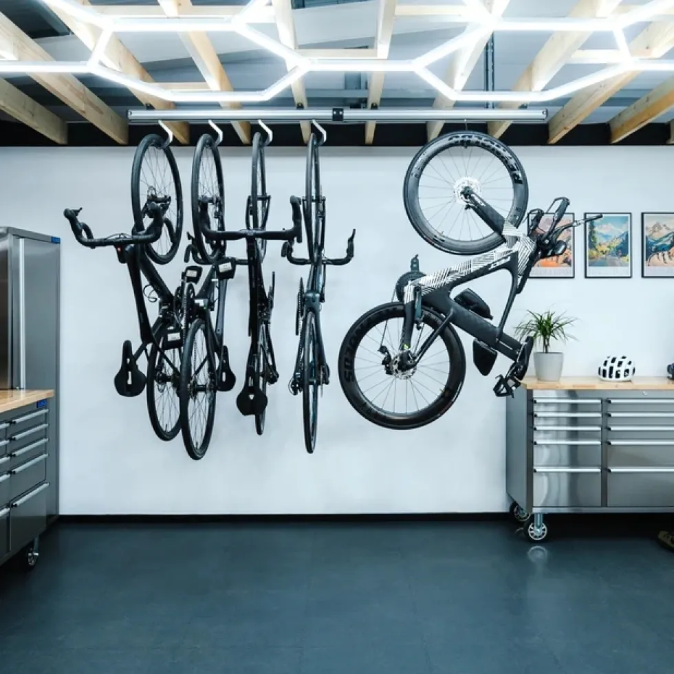 Stashed SpaceRail Fiets Plafondbevestiging - 8 haken