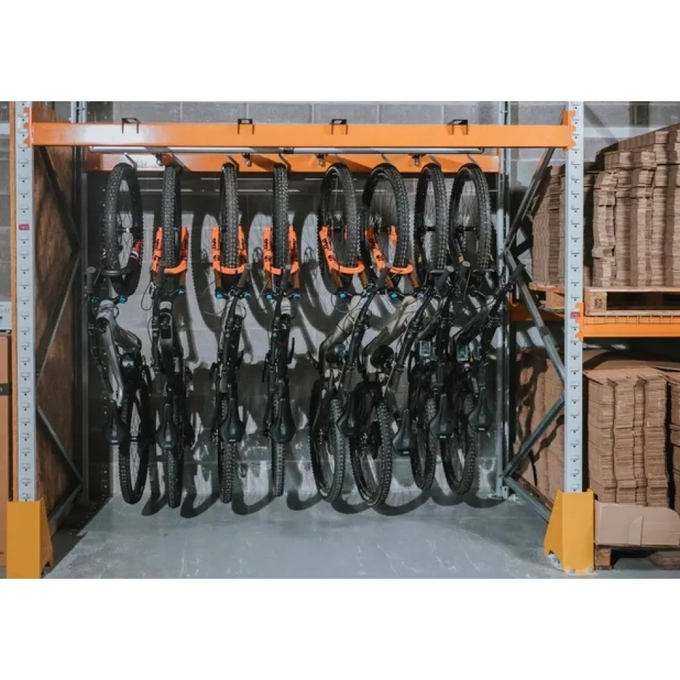Stashed SpaceRail Rack Mount Fietsrekhouder - 8 haken - einzeln