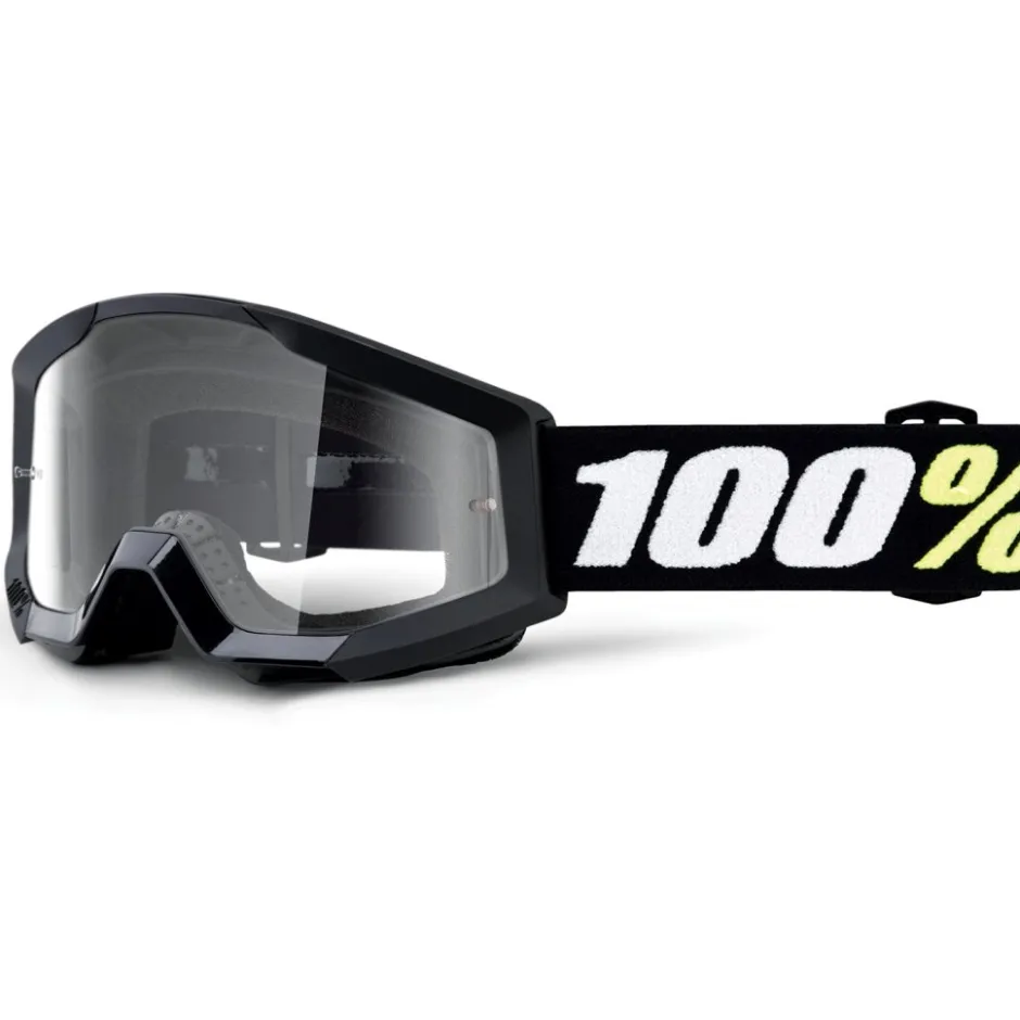 Brillen Kinderen < 1 00% Strata Mini Goggle Kids - Black - Clear