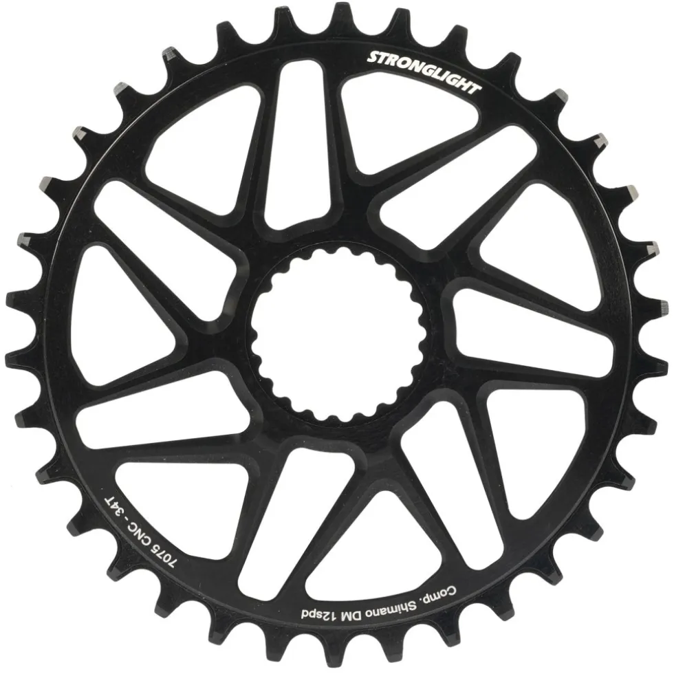 Stronglight Kettingblad Shimano FC-M6100/7100/8100 - MTB | Direct Mount | Narrow Wide | 1x12s | Offset 3mm - Boost - zwart