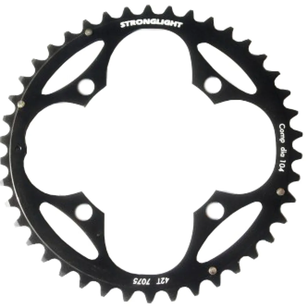 Stronglight MTB Chainring Type XC - 4-Arm - 104 / 64mm - Shimano 9-Speed - black