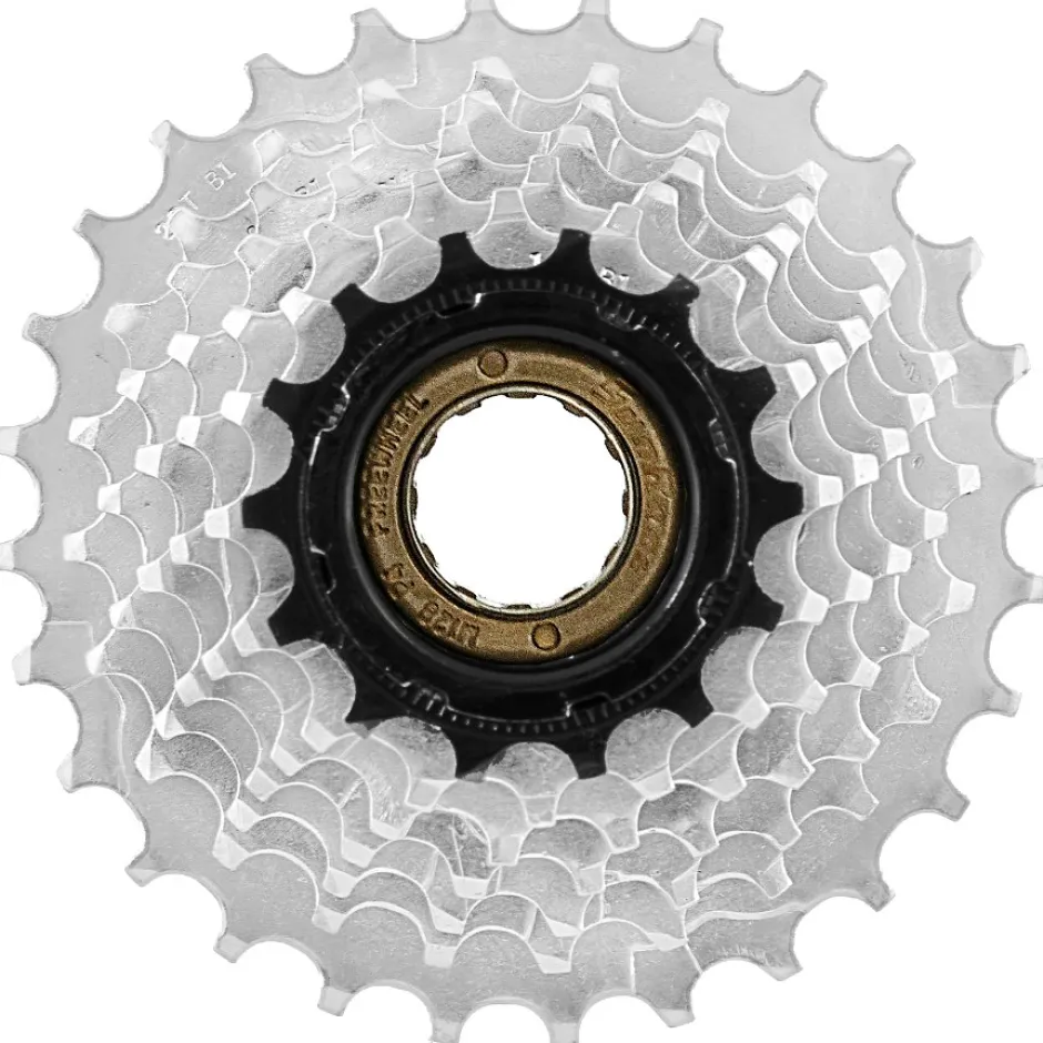 Cassettes < SunRace MFM2A Freewheel Cassette - 7-speed - 14-28 - zinc plated