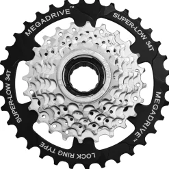 SunRace MFM4S - Megadrive - Freewheel Cassette 7-speed - 13-34 - zinc plated