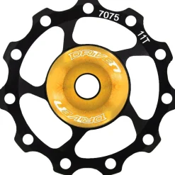 SunRace SP860 Pulley Wheel - 11 teeth - 9/10/11-speed - black / gold