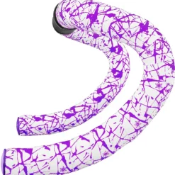 Supacaz Super Sticky Kush Splat Limited Stuurlint - White / Neon Purple