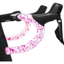 Supacaz Super Sticky Kush Splat Limited Stuurlint - White / Neon Pink