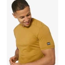 T-Shirts & Tops < SUPER.NATURAL Essentia T-Shirt Heren - Dried Tobacco