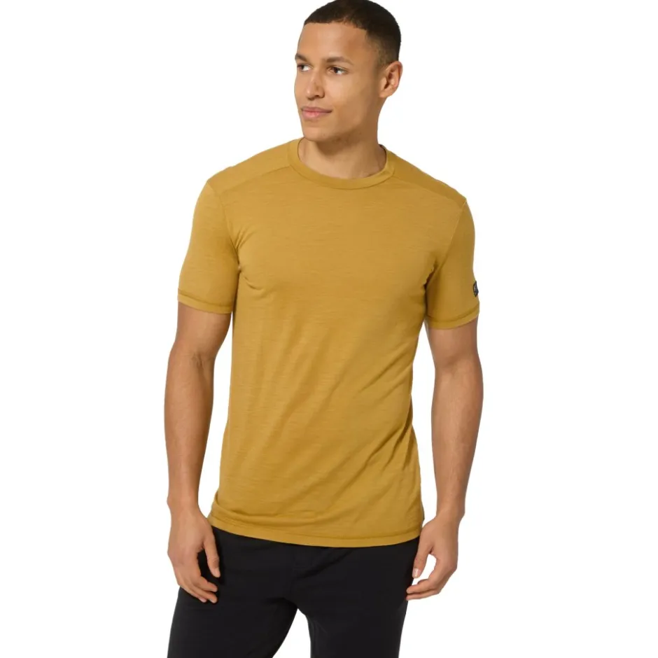 T-Shirts & Tops < SUPER.NATURAL Essentia T-Shirt Heren - Dried Tobacco