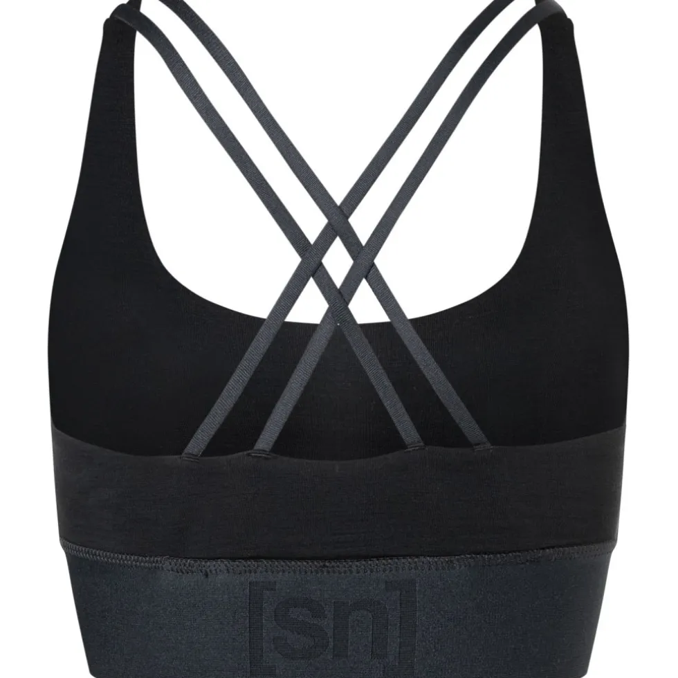 SUPER.NATURAL Lux Super BH-Top Dames - Jet Black