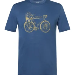 T-Shirts & Tops < SUPER.NATURAL Wander Whee T-shirt voor heren - Ocean Bue/Dried Tobacco