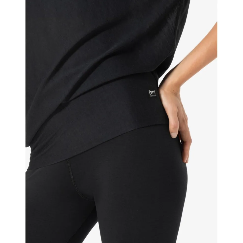SUPER.NATURAL Yoga Loose T-Shirt Dames - Jet Black