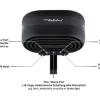 Supernova M99 Pro 2 Fietslamp Vooraan - E-45 - zwart