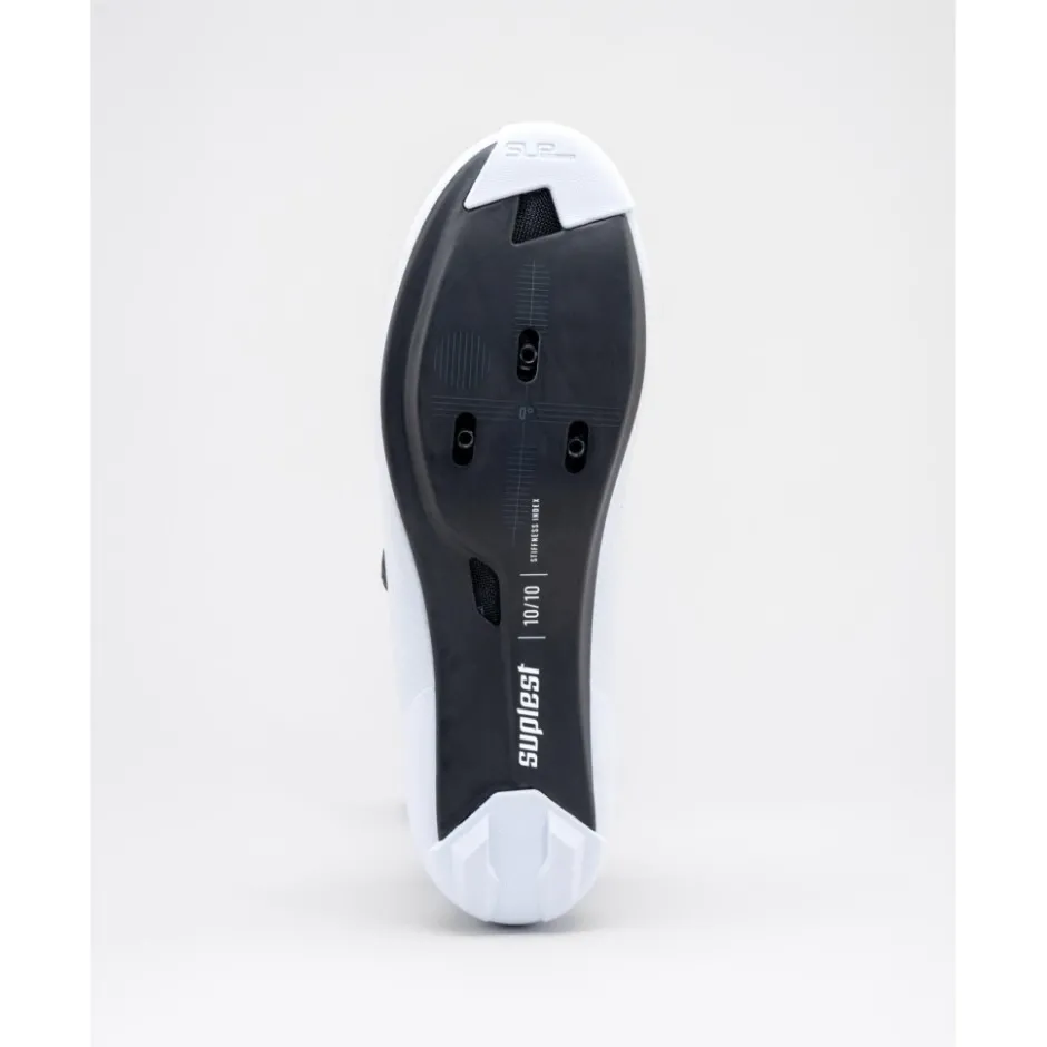 Wielrenschoenen|Wielrenschoenen < Suplest Road Pro Racefietsschoenen - wit 01.089