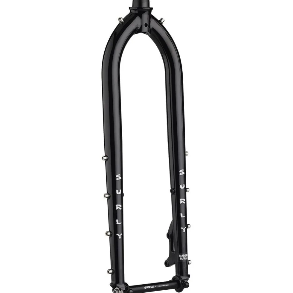 Surly Dinner 27.5+/29" Starre Voorvork | 50mm Offset | 1 1/8" Ahead | 15x110mm - zwart